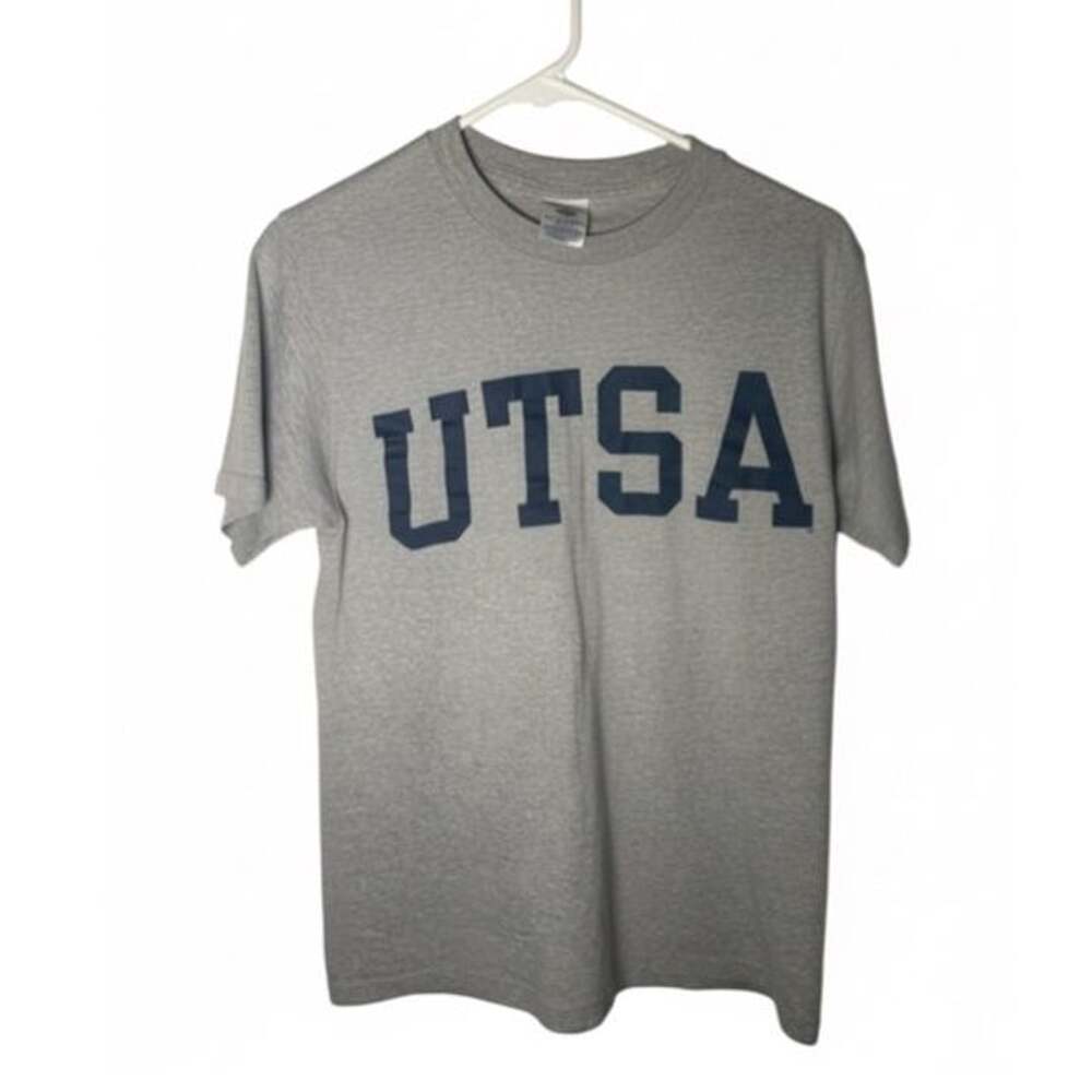 UTSA T Shirt Womens Small Gray Jerzees Tee Roadrunners College NCAA